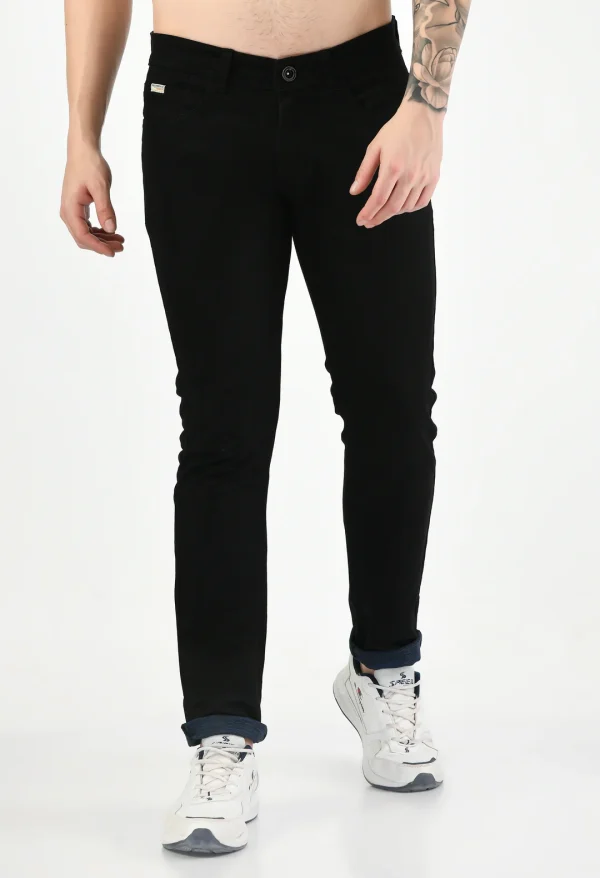 Men's Flat Finish Stretchable Jeans