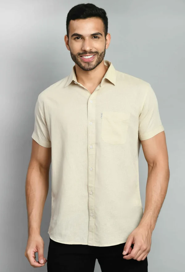 Men's Mandarin Collar Short