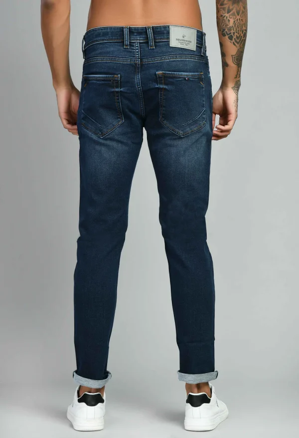 Men's Flat Finish Stretchable Jeans - Image 3