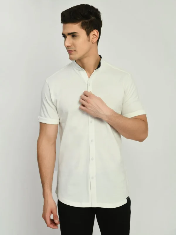Men's Mandarin Collar Short