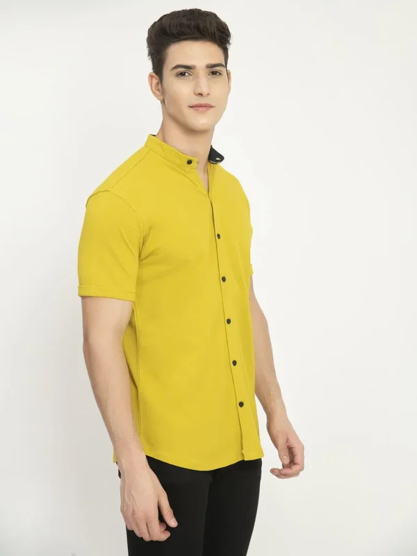 Men's Mandarin Collar Short - Image 4